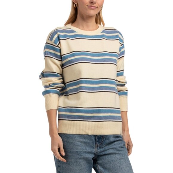 SUNDAY EDITION Striped Pull Over Sweater - Picture 1 of 3